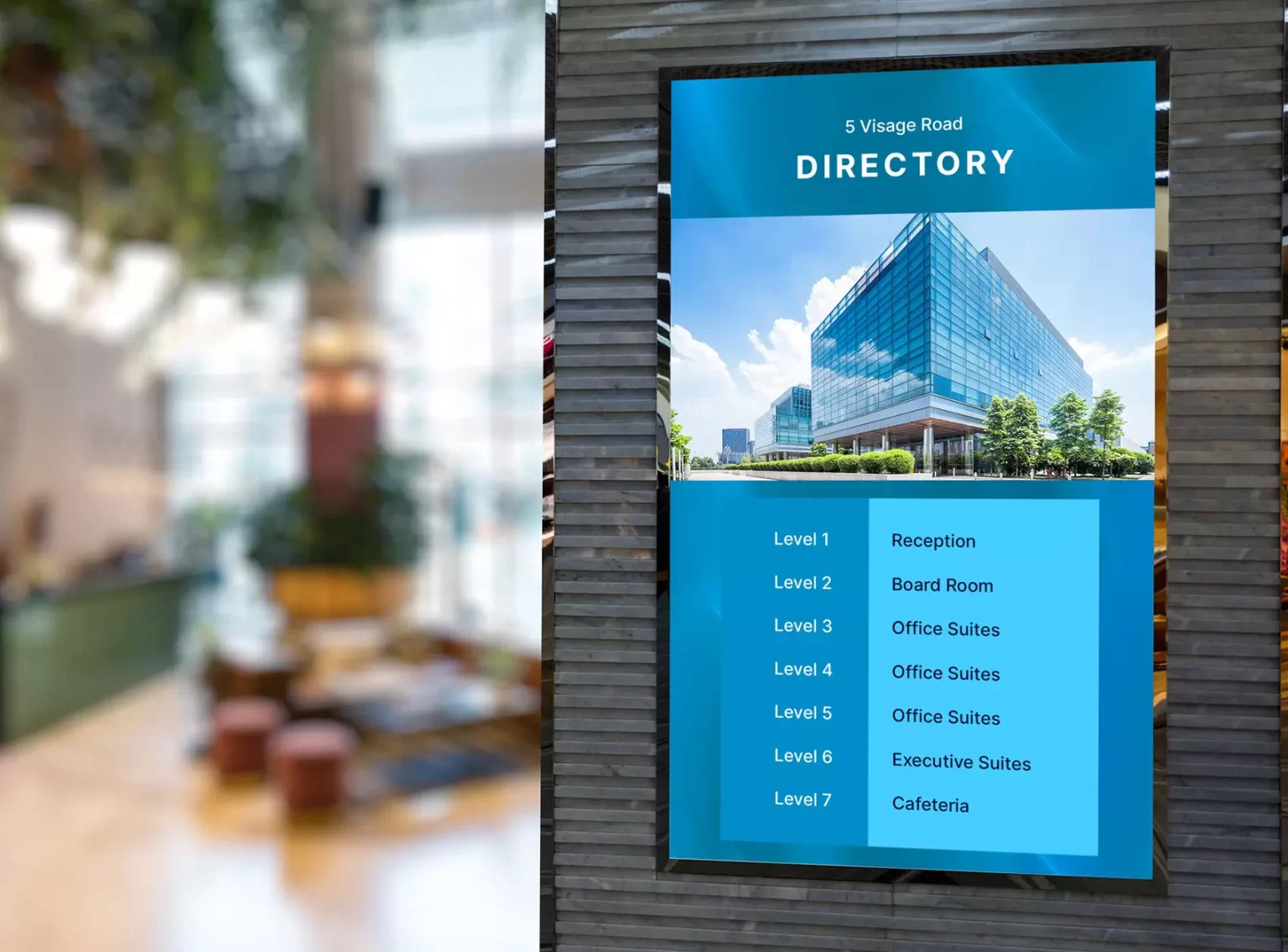 Digital Directory Displays that Don't Need a WIFI Network