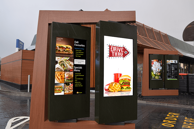 Drive Through Digital Signage